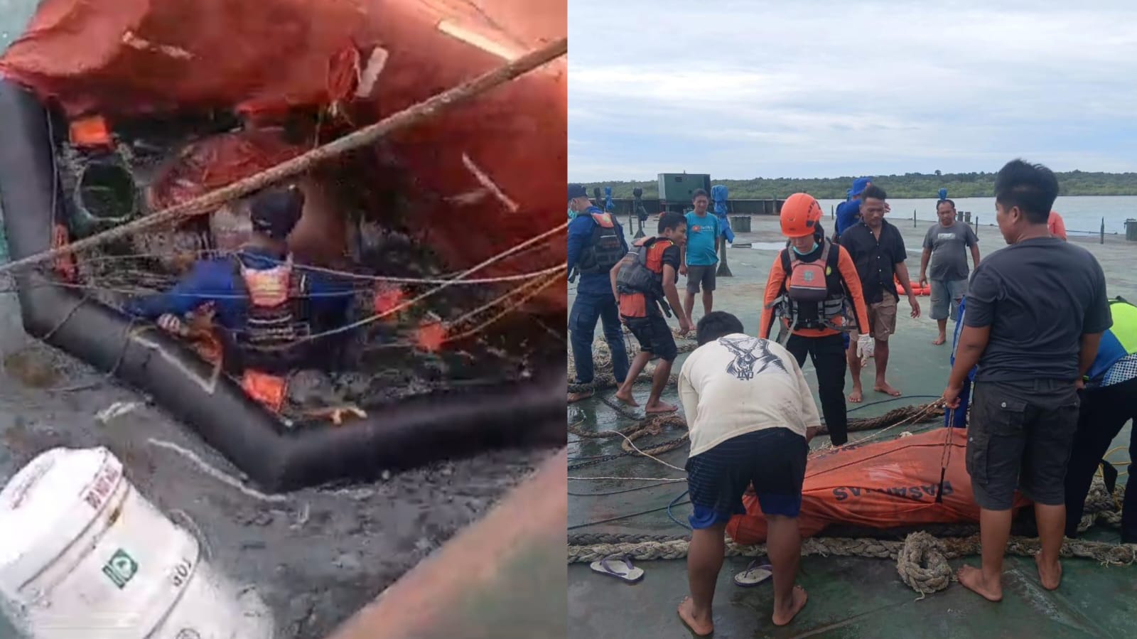 Diterjang Ombak Besar, TB Kawan Kita XI Tenggelam di Perairan Pulau Seliu Belitung, 1 ABK Tewas