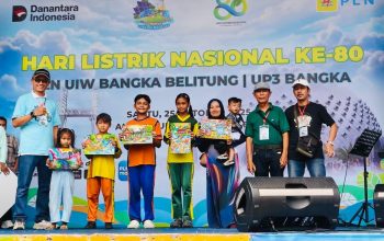 Ribuan Warga Pangkalpinang Antusias Ikuti Jalan Sehat PLN Babel di HLN ke-80