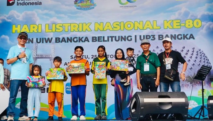 Ribuan Warga Pangkalpinang Antusias Ikuti Jalan Sehat PLN Babel di HLN ke-80