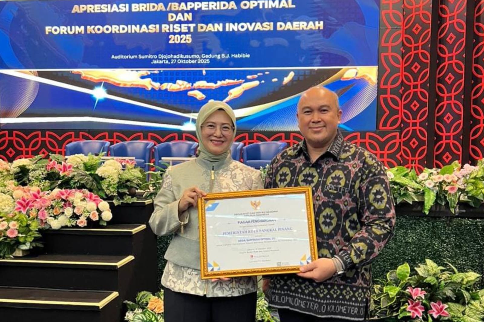 Pemkot Pangkalpinang Raih Penghargaan BRIN Berkat Inovasi Kelola Sampah