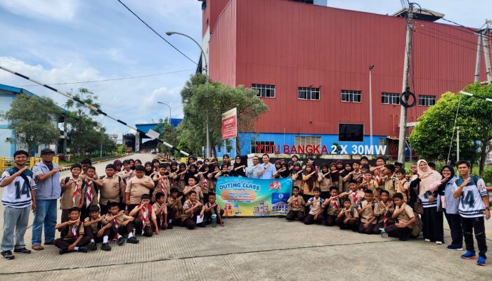 PLN Ajak Siswa SDN 14 Pangkalpinang Kenali Energi Terbarukan dan Proses Listrik di PLTU Air Anyir