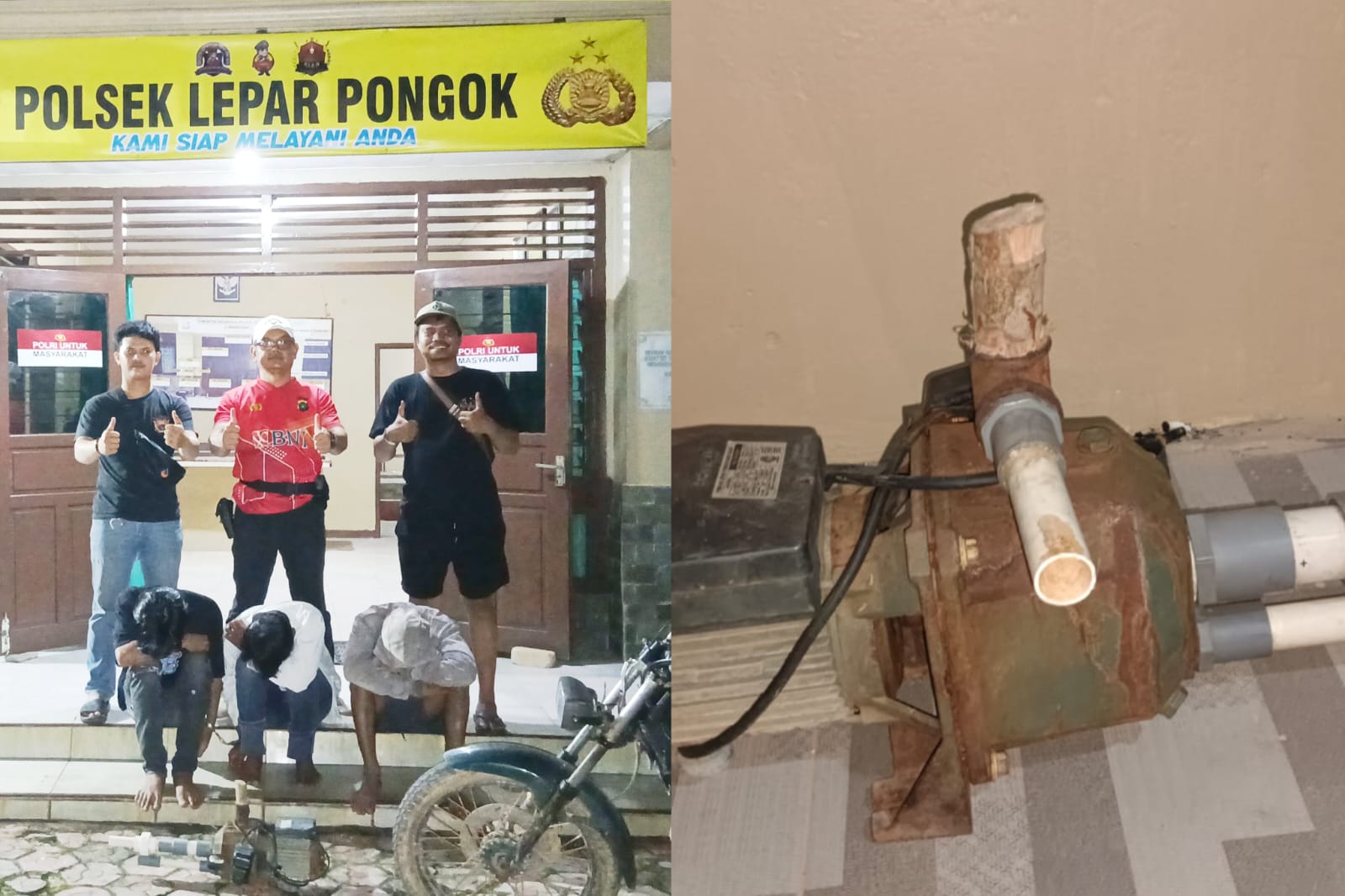 Curi Mesin Air Buat Beli Sabu, Tiga Pemuda Tanjung Labu Diciduk Polisi, Satu Pelaku Residivis