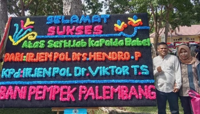 Pernah Dibelikan Motor, Pedagang Pempek Kenang Kebaikan Irjen Pol Hendro Lewat Karangan Bunga