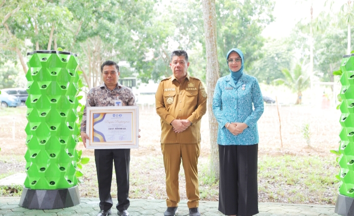 Gubernur Hidayat Arsani Launching Inovasi Digital Farming di Kebun Cikar PKK Babel