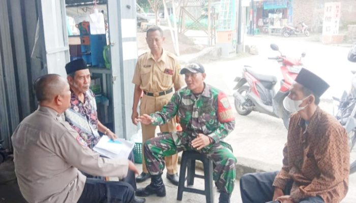 Babinsa Koramil 2307/Ciwandan Gelar Komsos Bahas Gotong Royong dan Antisipasi DBD serta Banjir
