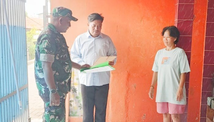 Babinsa Koramil 2303/Pulomerak Laksanakan Giat Puanter di Wilayah Binaan