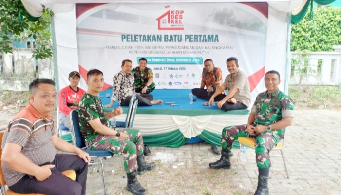 Koramil 2301/Cilegon Gelar Kegiatan Komsos Bahas Rencana Pembangunan Koperasi Merah Putih di Dua Wilayah