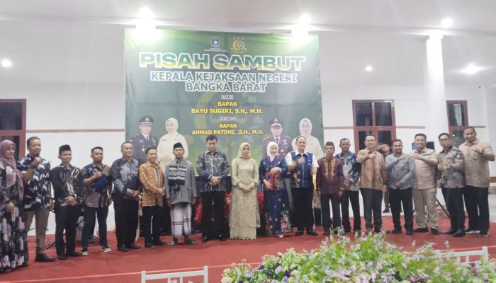Bayu Sugiri Pamit, Ahmad Patoni Resmi Jabat Kajari Bangka Barat