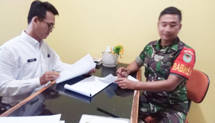 Babinsa Koramil 2301/Cilegon Laksanakan Kegiatan Puanter di Wilayah Binaan