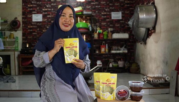 Sambal Lingkung Dapuk Nyamen Apri Kian Eksis Berkat Bantuan PT Timah Tbk