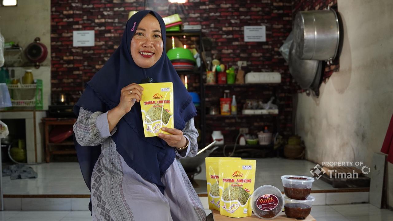 Sambal Lingkung Dapuk Nyamen Apri Kian Eksis Berkat Bantuan PT Timah Tbk