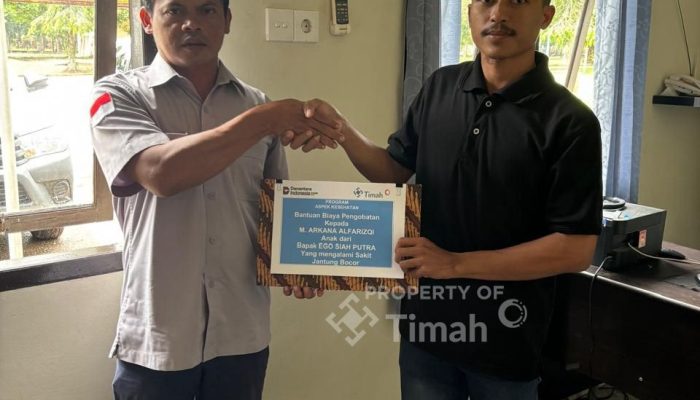 Berjuang Lawan Penyakit Jantung, PT Timah Ulurkan Bantuan untuk Arkana