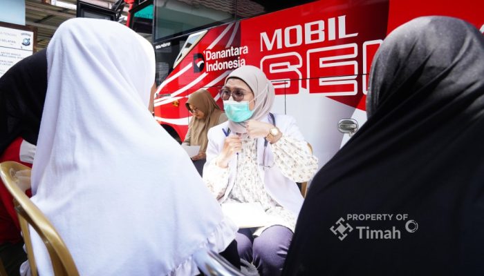 Mobil Sehat PT Timah Sambangi Desa Cambai