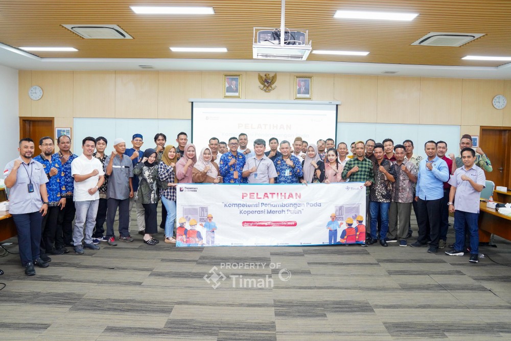 Percepat Koperasi Merah Putih Jadi Mitra Resmi, PT Timah Gelar Pelatihan Kompetensi Penambangan