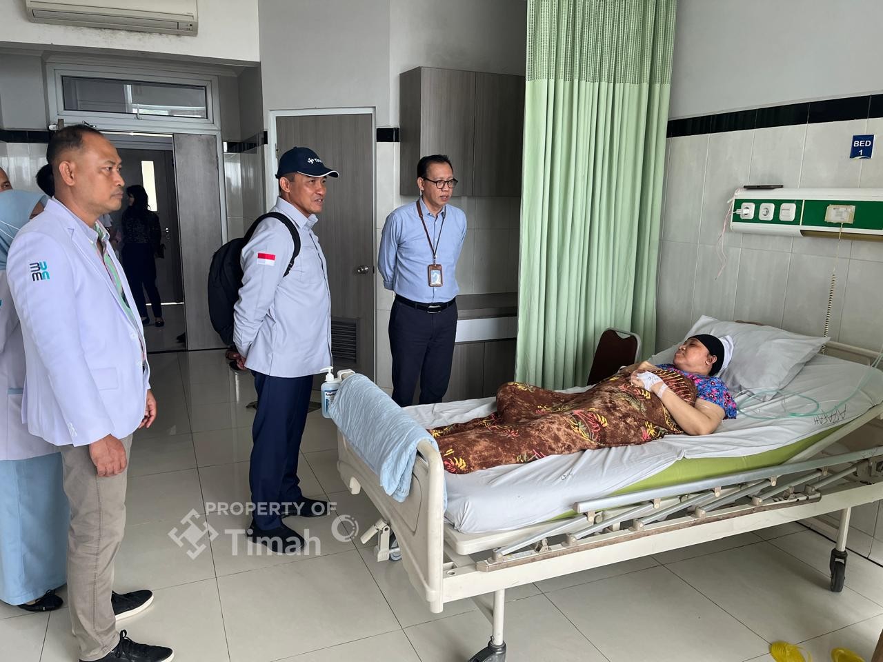 Dirut PT Timah Kunjungi RSBT, Pastikan Perawatan Maksimal bagi Karyawan dan Keluarga