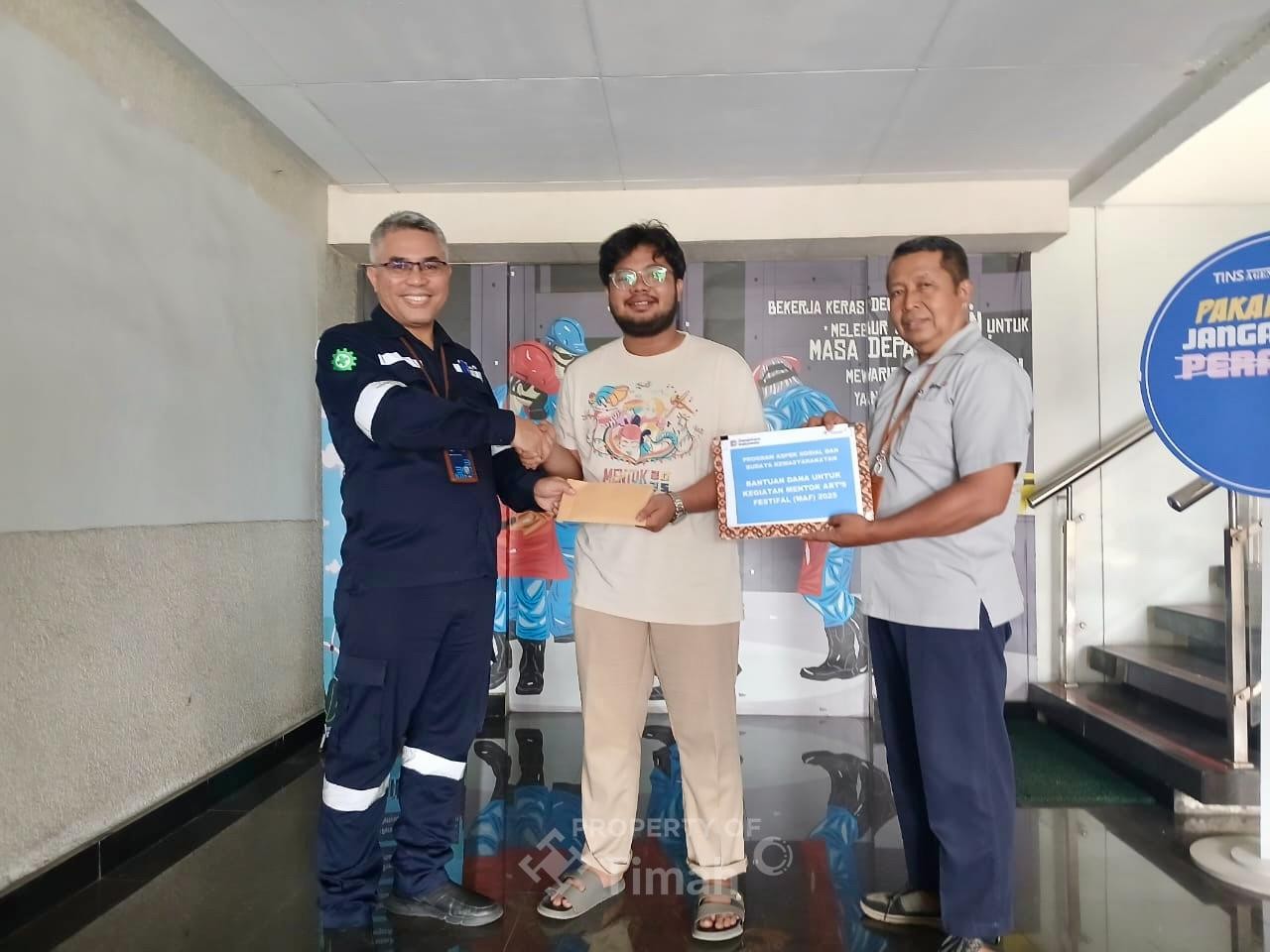 Dukung Kreativitas Pemuda, PT Timah Bantu KNPI dan Komunitas Daun Simpor