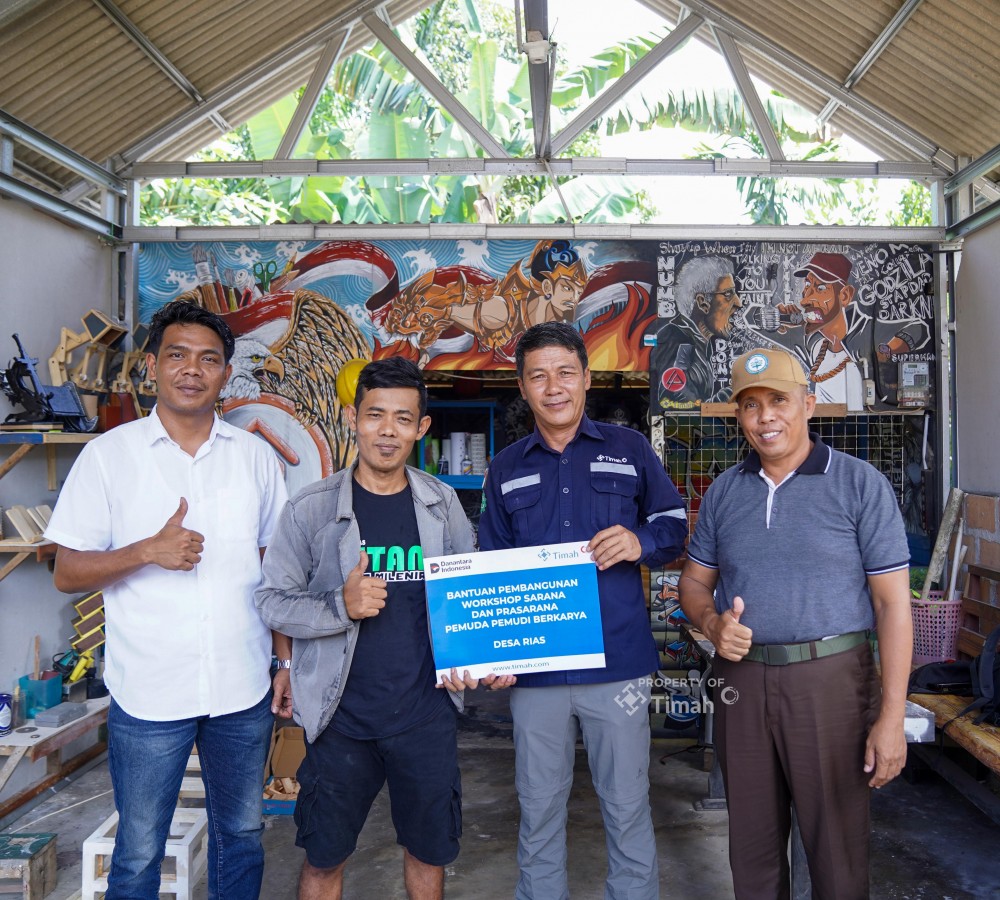PT Timah Dukung Home Creative Pepaya Kembangkan Galeri Kreatif Baru