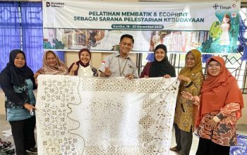 Dorong Pelestarian Budaya, PT Timah Gelar Pelatihan Batik Ecoprint di Karimun
