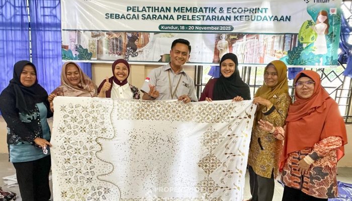 Dorong Pelestarian Budaya, PT Timah Gelar Pelatihan Batik Ecoprint di Karimun