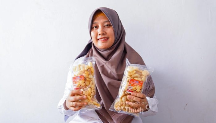 Didukung PT Timah, UMKM Kerupuk Kulit WanMiQ Kian Berkembang