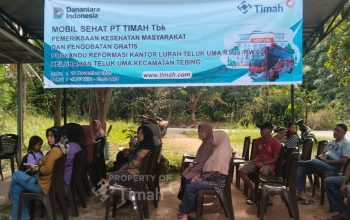 Mobil Sehat PT Timah Layani Warga Teluk Uma, Dari Lansia hingga Anak Stunting