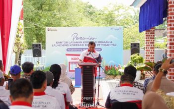 Perkuat Kemitraan Tambang, PT Timah Tbk Resmikan Kantor Layanan Koperasi Binaan