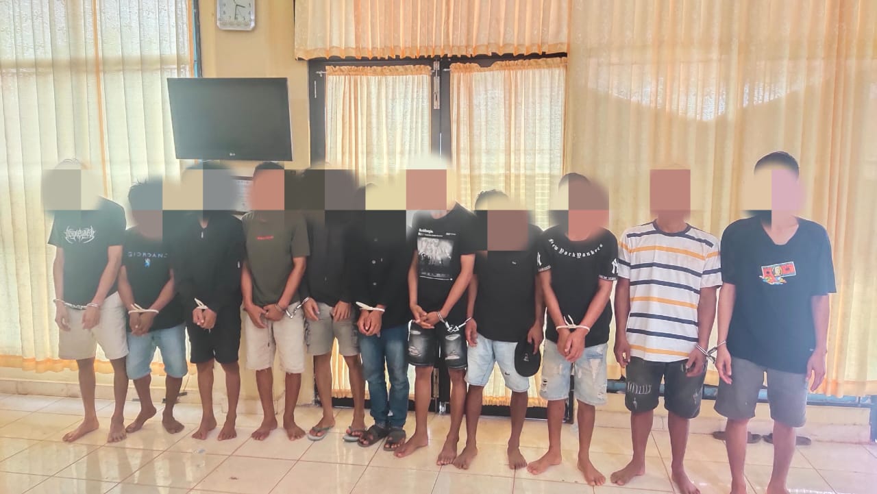 Selain 11 Pelaku, Hasil Penggerebekan di Sukadamai Hanya Amankan Barang Bukti 19,03 Gram Sabu