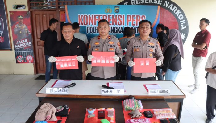 Sembunyi Sabu dalam BH, Pasutri di Bangka Barat Diringkus Polisi, Sang Istri Baru Lulus PPPK