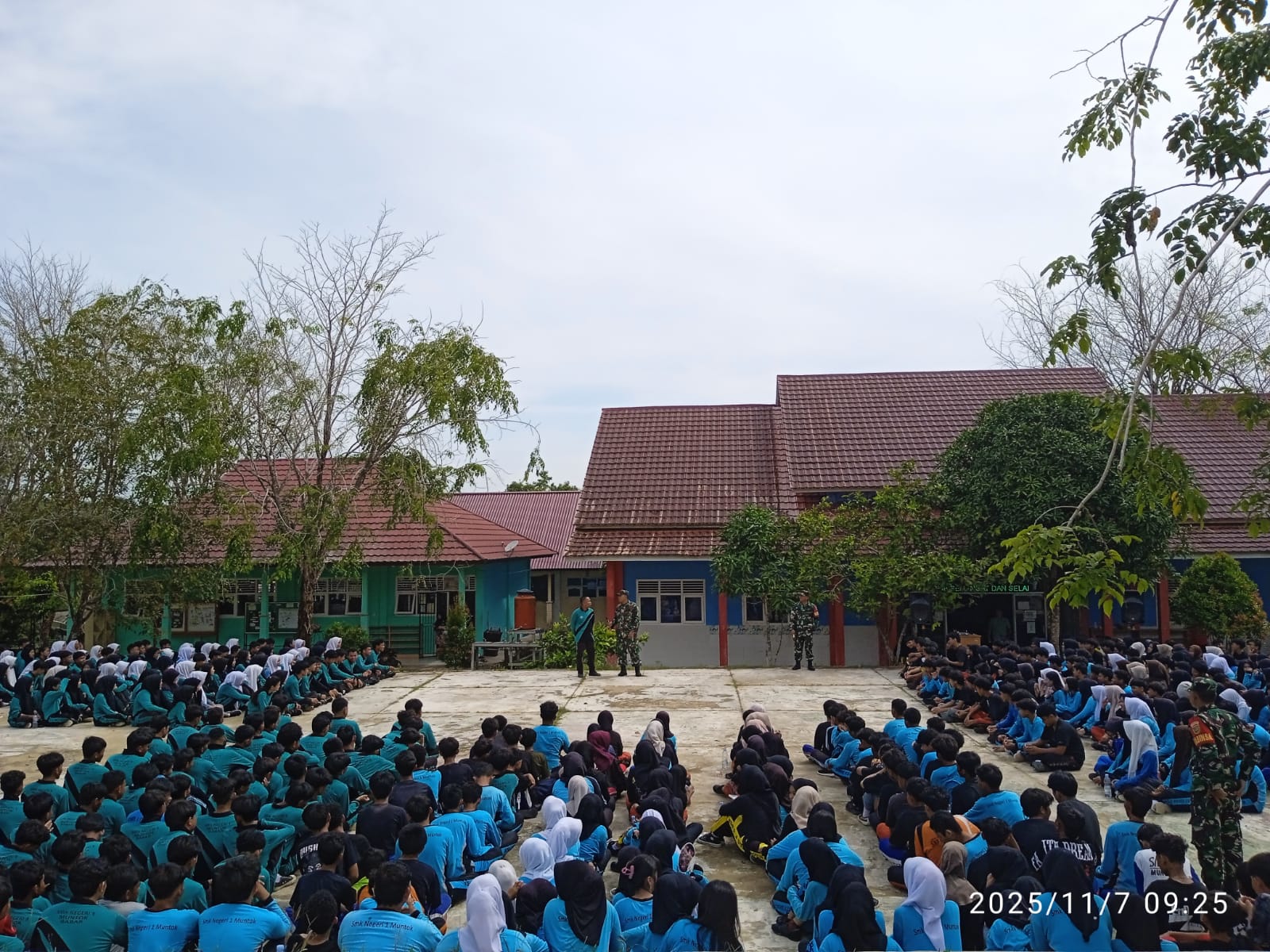 Bangun Jiwa Nasionalisme, SMK Negeri 1 Muntok Gelar Napak Tilas dan Aksi Cinta Lingkungan