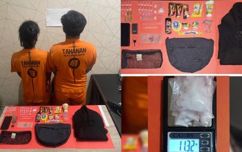 Dua Pemuda Desa Rias Diciduk saat Edarkan Sabu, Barang Bukti 11,32 Gram Diamankan