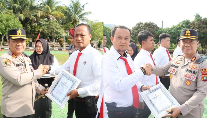Berkat Ungkap Kasus Narkoba dan Pembunuhan, Puluhan Anggota Polres Basel Diganjar Penghargaan