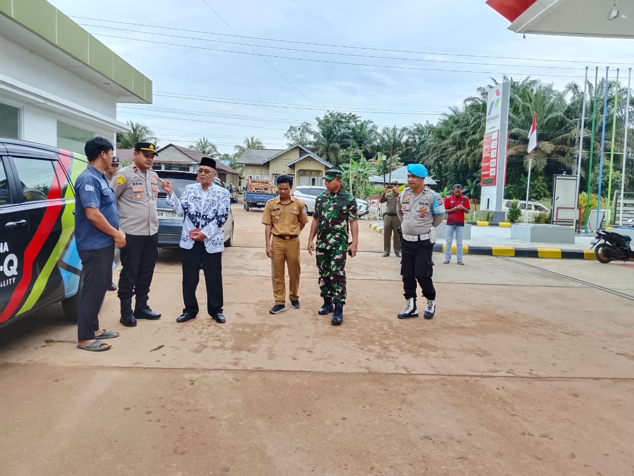 Imbas BBM Kosong, Wakil Bupati Bangka Barat Sidak SPBU Tempilang