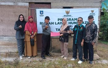 Program Pusat, Baznas Bangka Barat Bangun Empat Rumah Layak Huni untuk Warga Kurang Mampu