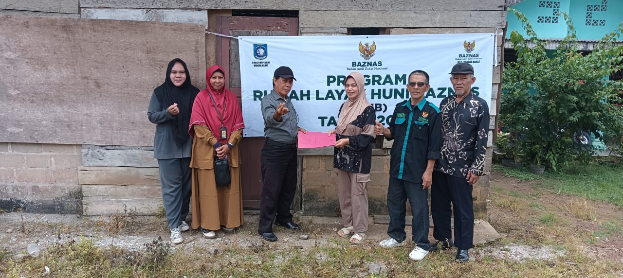 Program Pusat, Baznas Bangka Barat Bangun Empat Rumah Layak Huni untuk Warga Kurang Mampu