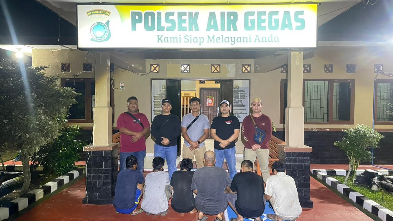 6 Pencuri Mesin PS di Kebun Villa Bintang Diciduk Polsek Airgegas, Motif Terdesak Ekonomi