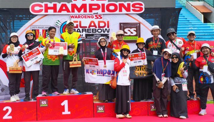Kerja Keras Berbuah Manis, Atlet Panahan Basel Sabet Juara 2 di Ajang Internasional Magelang