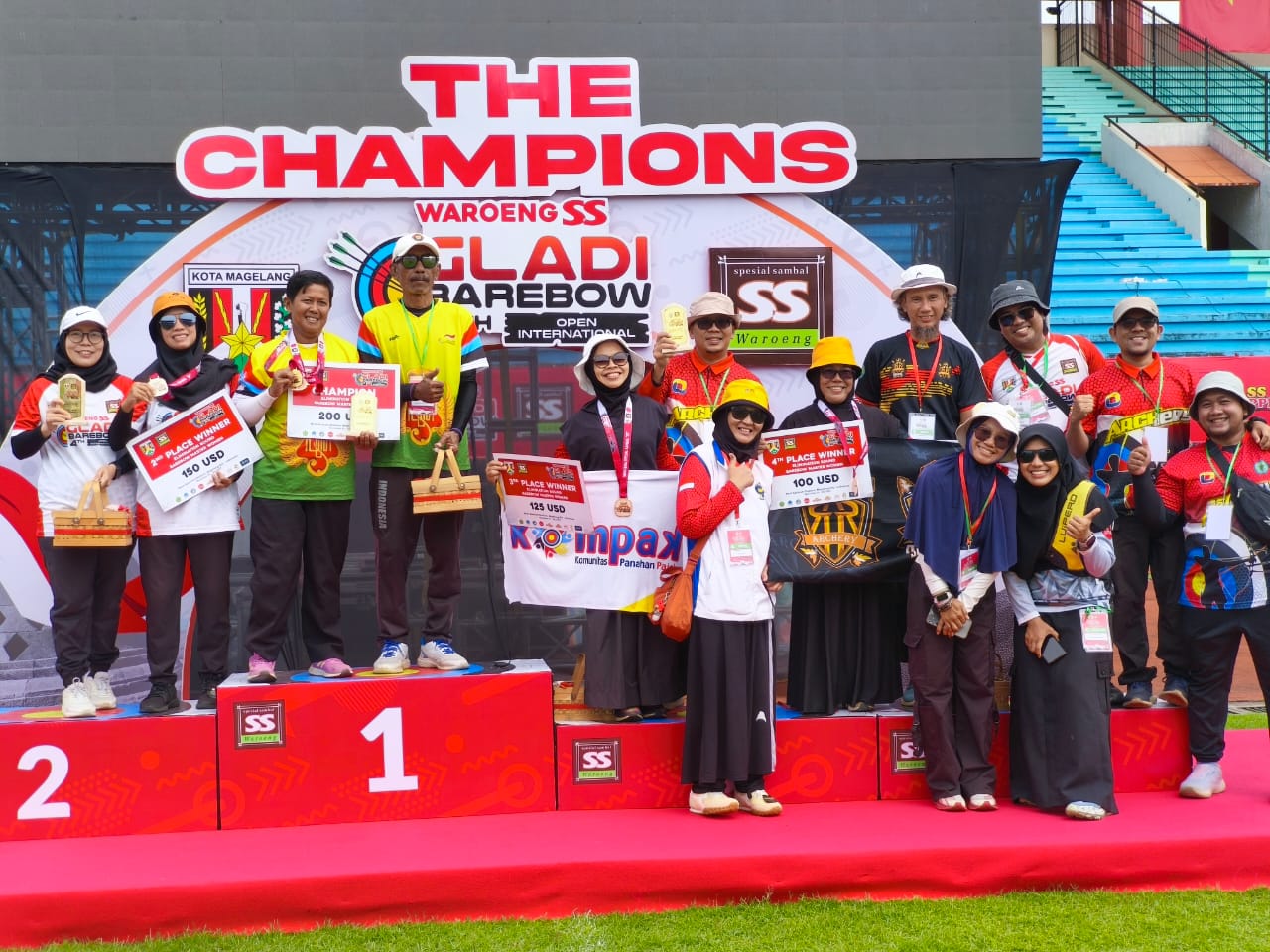 Kerja Keras Berbuah Manis, Atlet Panahan Basel Sabet Juara 2 di Ajang Internasional Magelang