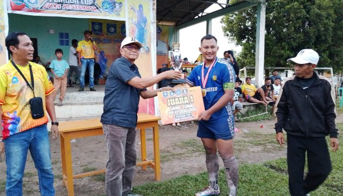 Persit Air Lintang Juara Pemuda Cup 2025, Wabup Yusderahman Tutup Turnamen di Tempilang
