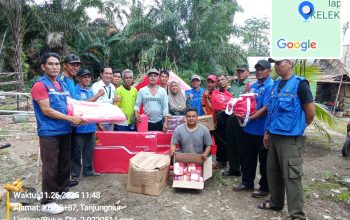 Sehari Usai Kebakaran di Tanjung Nibung, Pemkab Bangka Barat Gerak Cepat Salurkan Bantuan