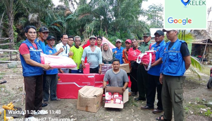 Sehari Usai Kebakaran di Tanjung Nibung, Pemkab Bangka Barat Gerak Cepat Salurkan Bantuan