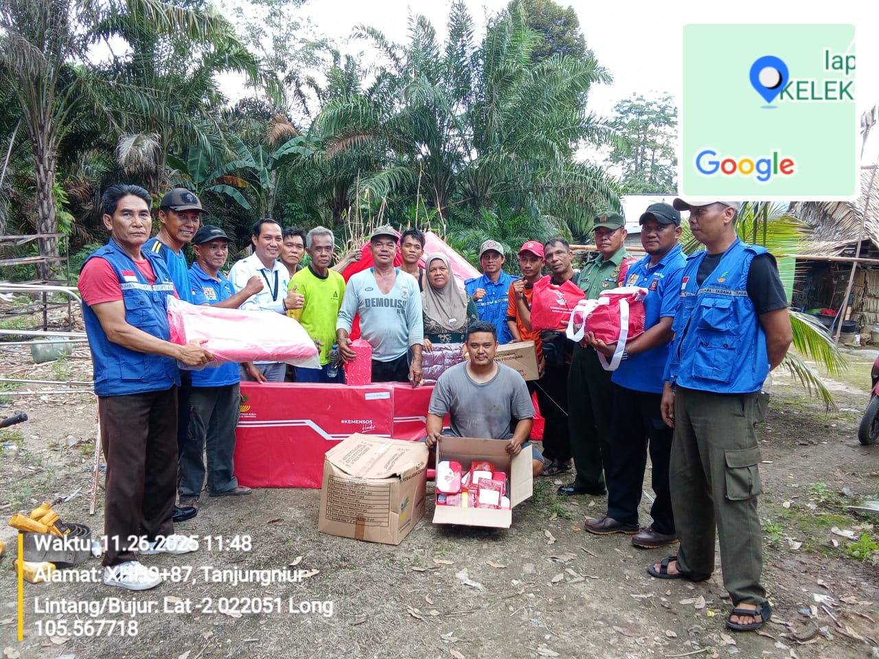 Sehari Usai Kebakaran di Tanjung Nibung, Pemkab Bangka Barat Gerak Cepat Salurkan Bantuan