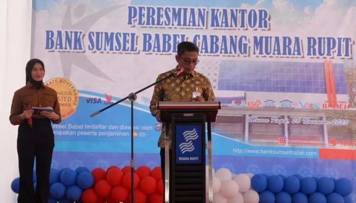 Bank Sumsel Babel Resmikan Kantor Baru di Muara Rupit