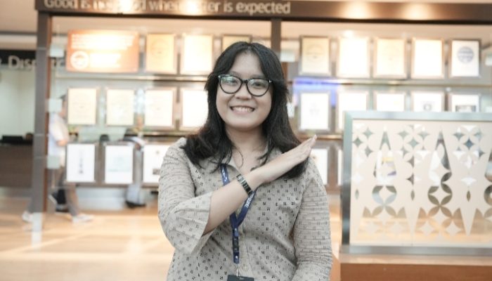Program Magang Nasional Prabowo Dapat Apresiasi Peserta : Catherine Sibarani Bangga Magang di Garuda Indonesia