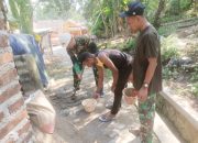 Babinsa Koramil 2306/Mancak Laksanakan Kegiatan Karbak di Dua Desa