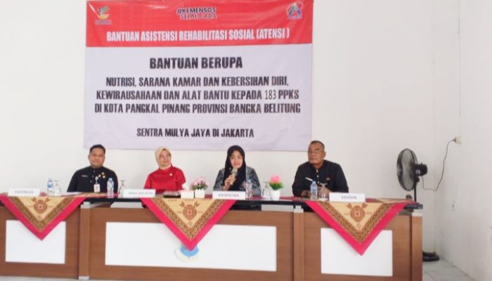 Kemensos Kucurkan Rp1,8 Miliar Bantuan ATENSI ke kota Pangkalpinang
