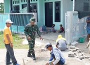 Koramil 2301/Cilegon Gelar Karya Bakti Bersama Warga di Dua Kelurahan