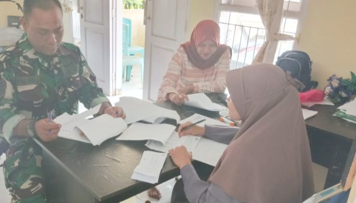 Koramil 2306/Mancak Laksanakan Kegiatan Puanter di Dua Desa