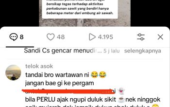 Usai Beritakan Kebun Sawit di Embung Sawah Pergam, Wartawan Basel Jadi Sasaran Intimidasi Akun Fake