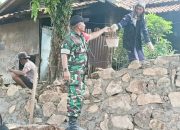 Koramil 2303/Pulomerak Gelar Karya Bakti Bersama Warga untuk Jaga Kebersihan dan Cegah Longsor