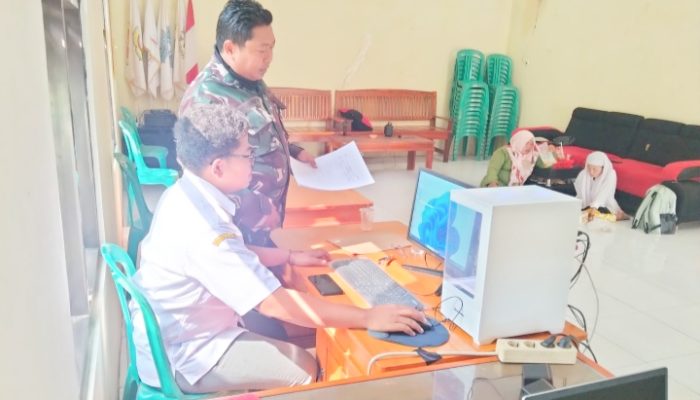Babinsa Koramil 2302/Bojonegara Laksanakan Giat Puanter Bersama Aparat Desa
